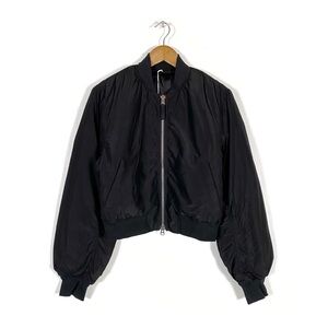 & Other Stories Bomber Jacket Black